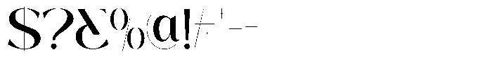 Clemora Regular Font OTHER CHARS