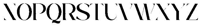 Clemora Regular Font UPPERCASE