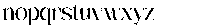 Clemora Regular Font LOWERCASE