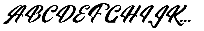 Cleophas Script Font UPPERCASE
