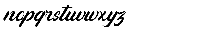 Cleophas Script Font LOWERCASE