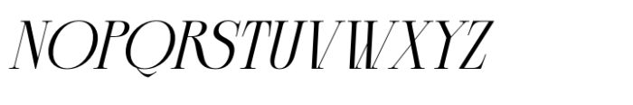 Clerioo Serif Italic Font UPPERCASE