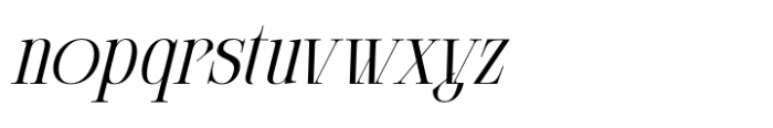 Clerioo Serif Italic Font LOWERCASE