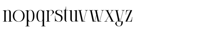 Clerioo Serif Regular Font LOWERCASE
