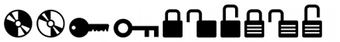 ClickBits Icons 2 Font LOWERCASE