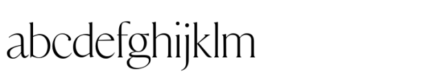 Climora Duo Thin Font LOWERCASE
