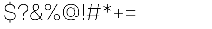 Clinica Pro Extra Light Font OTHER CHARS