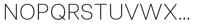 Clinica Pro Extra Light Font UPPERCASE