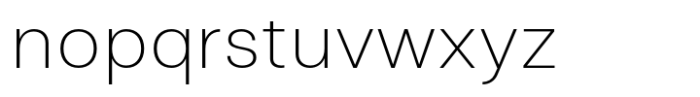 Clinica Pro Extra Light Font LOWERCASE