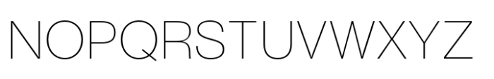 Clinto Thin Font UPPERCASE