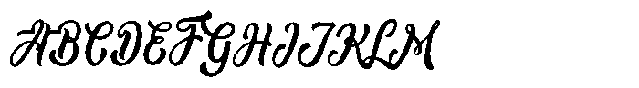 Clintonia Font UPPERCASE
