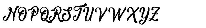 Clintonia Font UPPERCASE