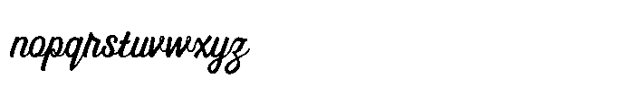 Clintonia Font LOWERCASE