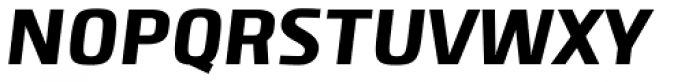 Clio Black Oblique Font UPPERCASE