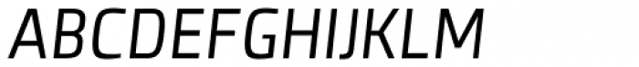 Clio Condensed Italic Font UPPERCASE