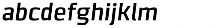 Clio SemiBold Oblique Font LOWERCASE