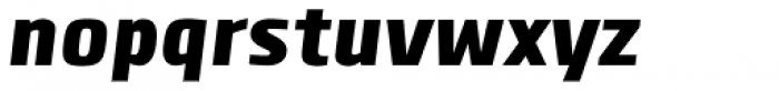 Clio UltraBlack Oblique Font LOWERCASE