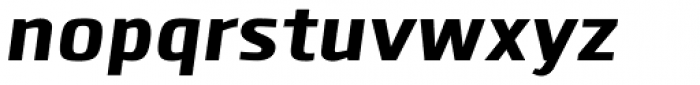 Clio XS Heavy Italic Font LOWERCASE
