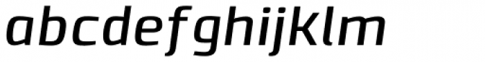 Clio XS Medium Italic Font LOWERCASE