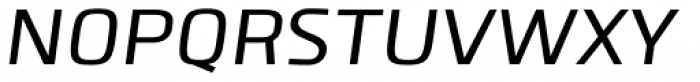 Clio XS Regular Oblique Font UPPERCASE