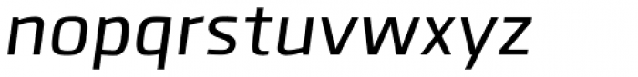 Clio XS Regular Oblique Font LOWERCASE