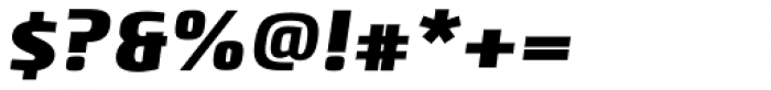 Clio XS UltraBlack Italic Font OTHER CHARS