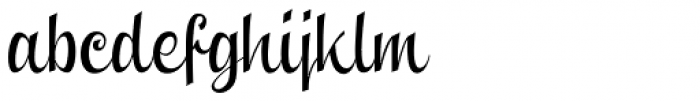 Clipper Script Fat Font LOWERCASE