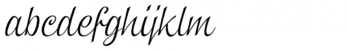 Clipper Script Slanted Font LOWERCASE