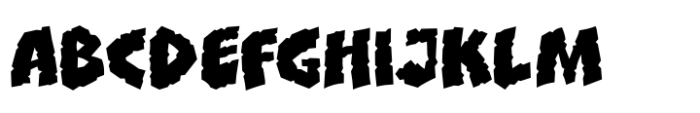 Clobberin Time Crunchy Color Font UPPERCASE