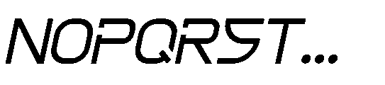 Cloera Italic Font UPPERCASE