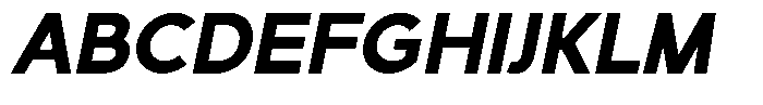 Clofie Black Italic Font UPPERCASE