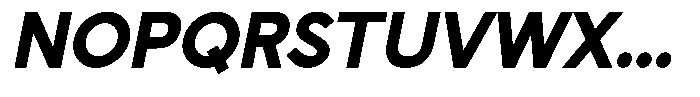 Clofie Black Italic Font UPPERCASE