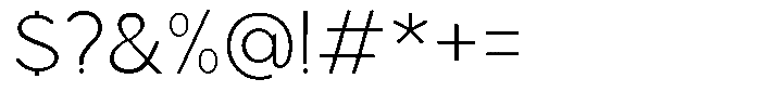 Clofie Extra Light Font OTHER CHARS