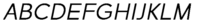 Clofie Italic Font UPPERCASE