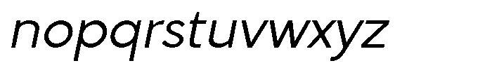 Clofie Italic Font LOWERCASE