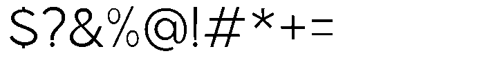 Clofie Light Font OTHER CHARS