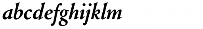 Clois Old Style B EF Bold Italic Font LOWERCASE