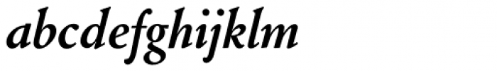 Cloister Old Style SB Bold Italic Font LOWERCASE