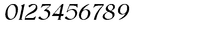 Clony Italic Font OTHER CHARS