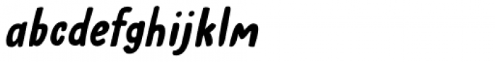 Clootie Italic Font LOWERCASE