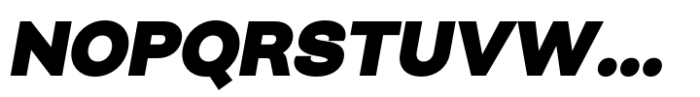 Closer Text Black Italic Font UPPERCASE