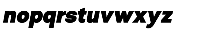 Closer Text Black Italic Font LOWERCASE