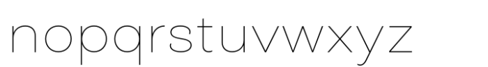 Closer Thin Font LOWERCASE