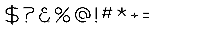 Cloth Font OTHER CHARS