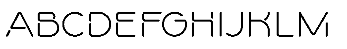 Cloth Font UPPERCASE