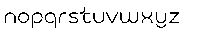 Cloth Font LOWERCASE