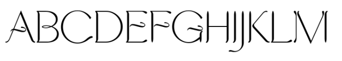 Cloudforest Medium Font UPPERCASE
