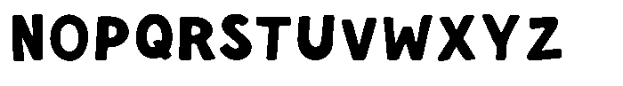 Cloudy Morning Font UPPERCASE
