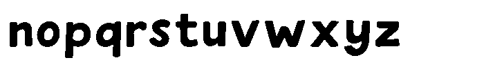 Cloudy Morning Font LOWERCASE
