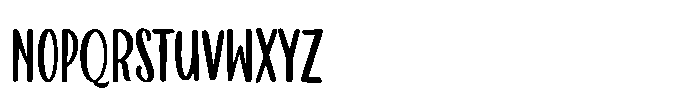 Cloudy Starlight Sans Font LOWERCASE